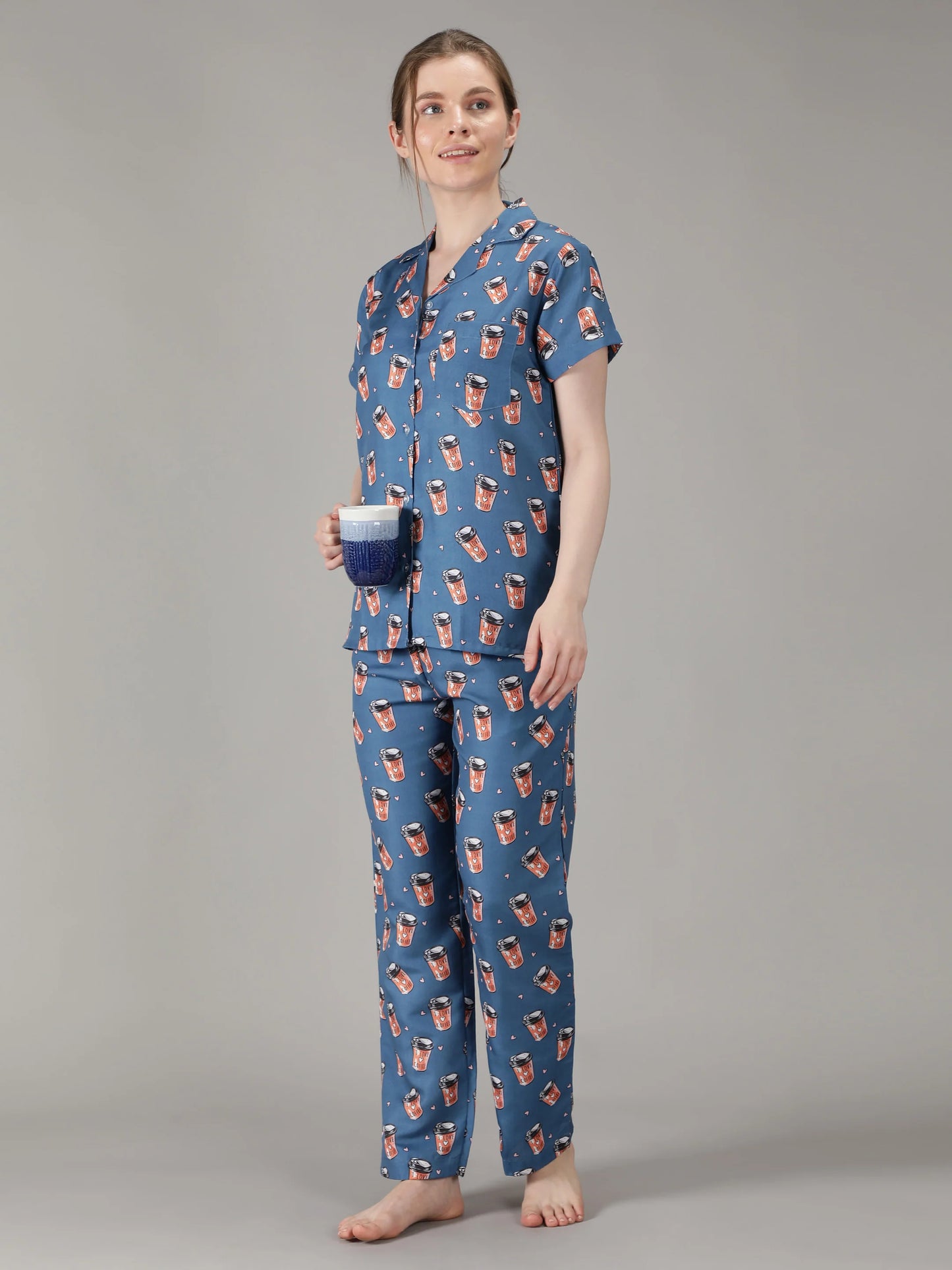 I Love Latte PJ Set