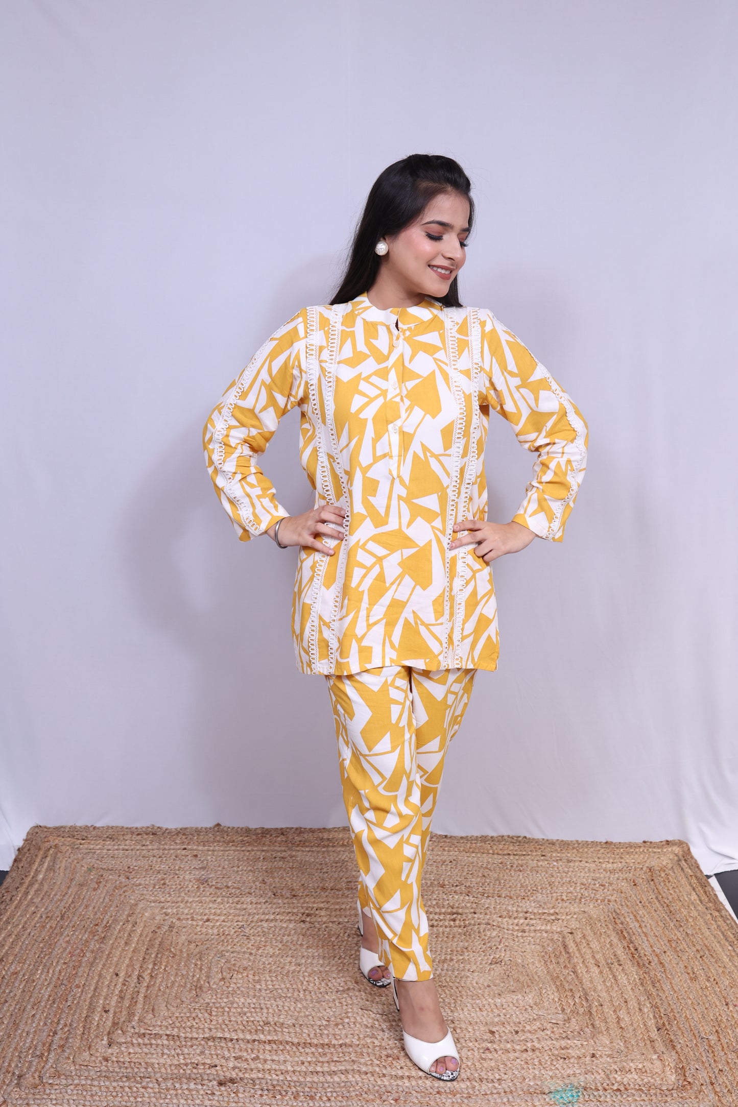 Yellow Pattern Loungewear