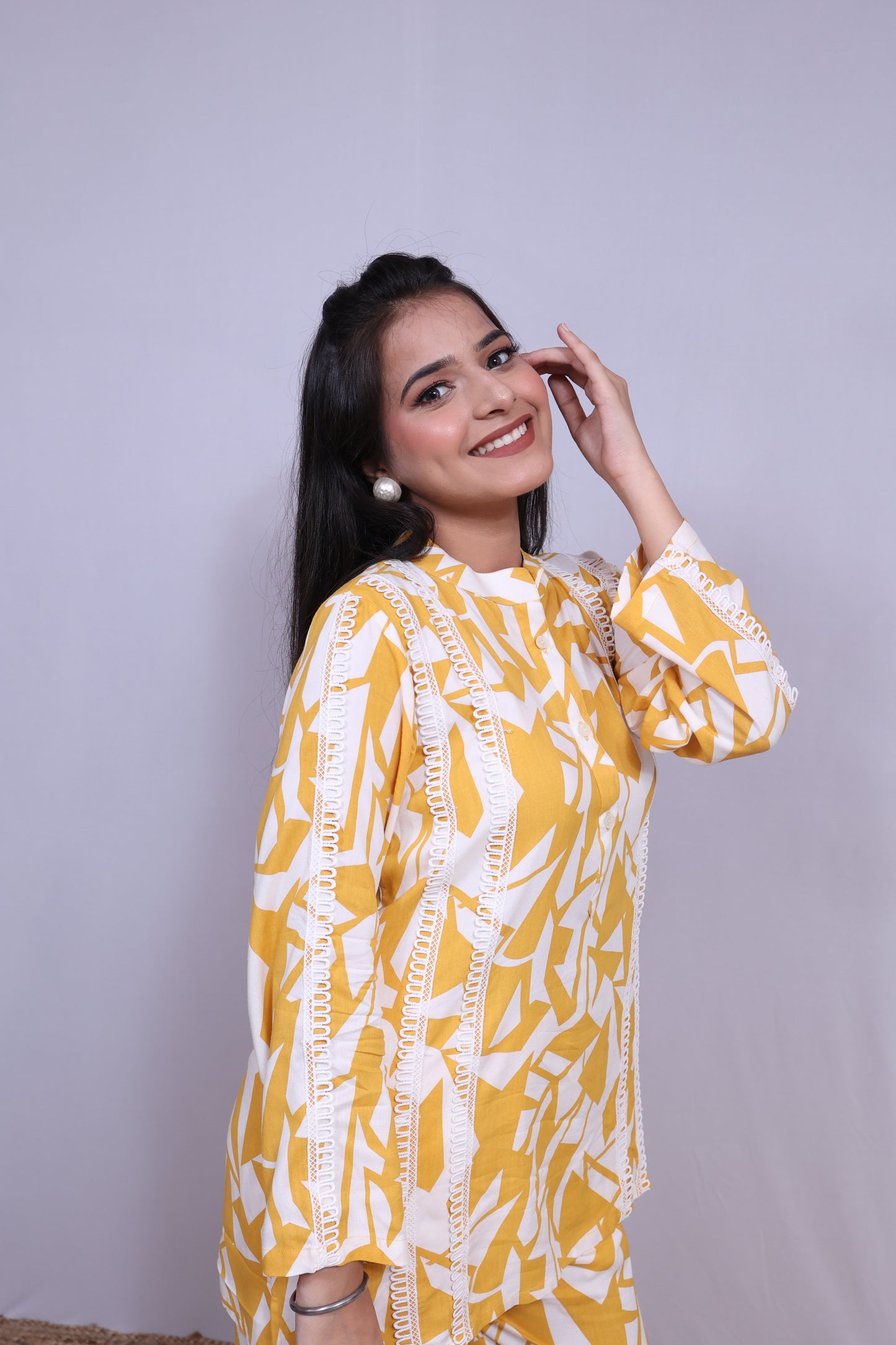 Yellow Pattern Loungewear