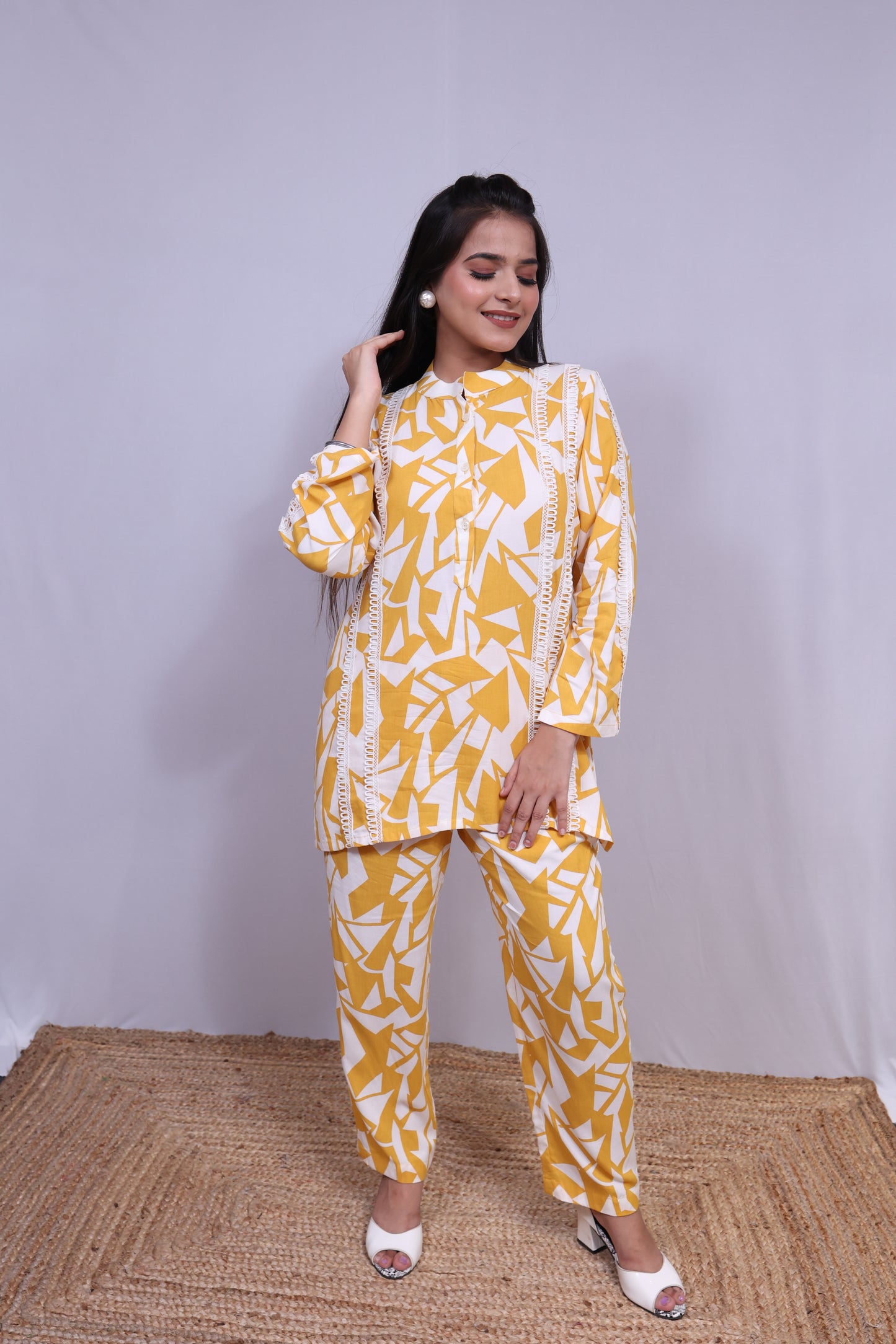 Yellow Pattern Loungewear