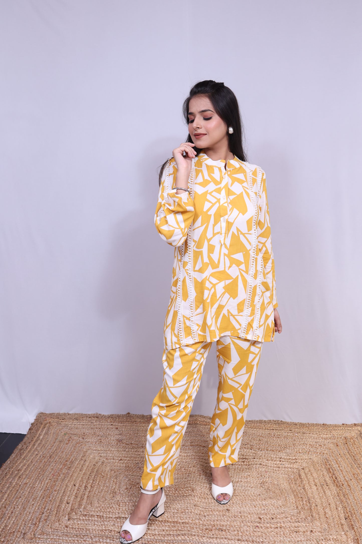 Yellow Pattern Loungewear