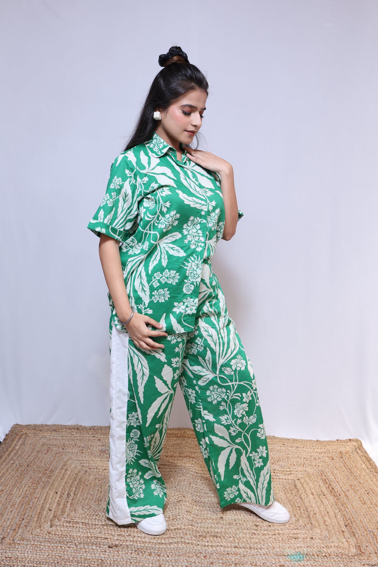 Green Tropical Loungewear