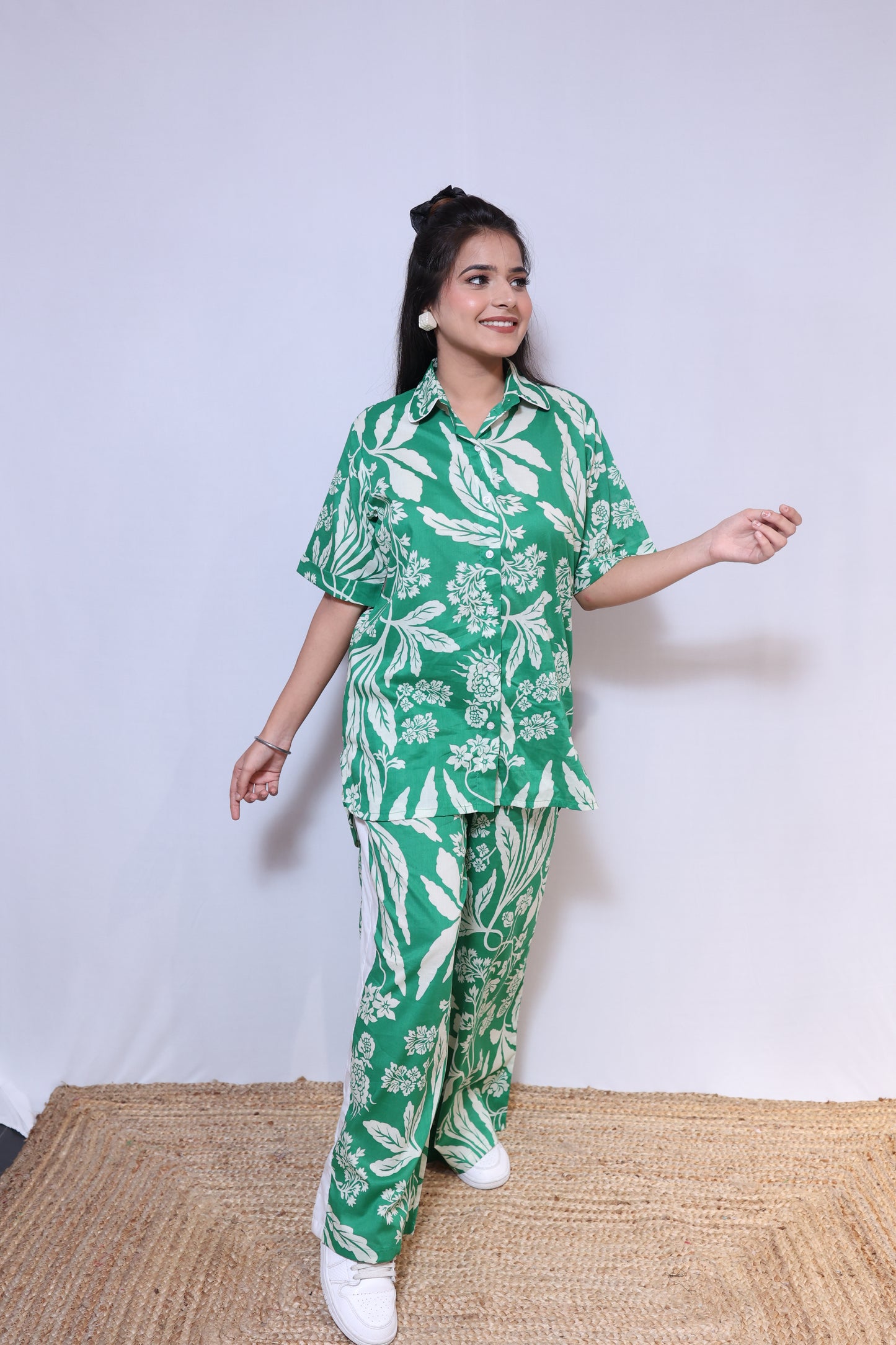 Green Tropical Loungewear