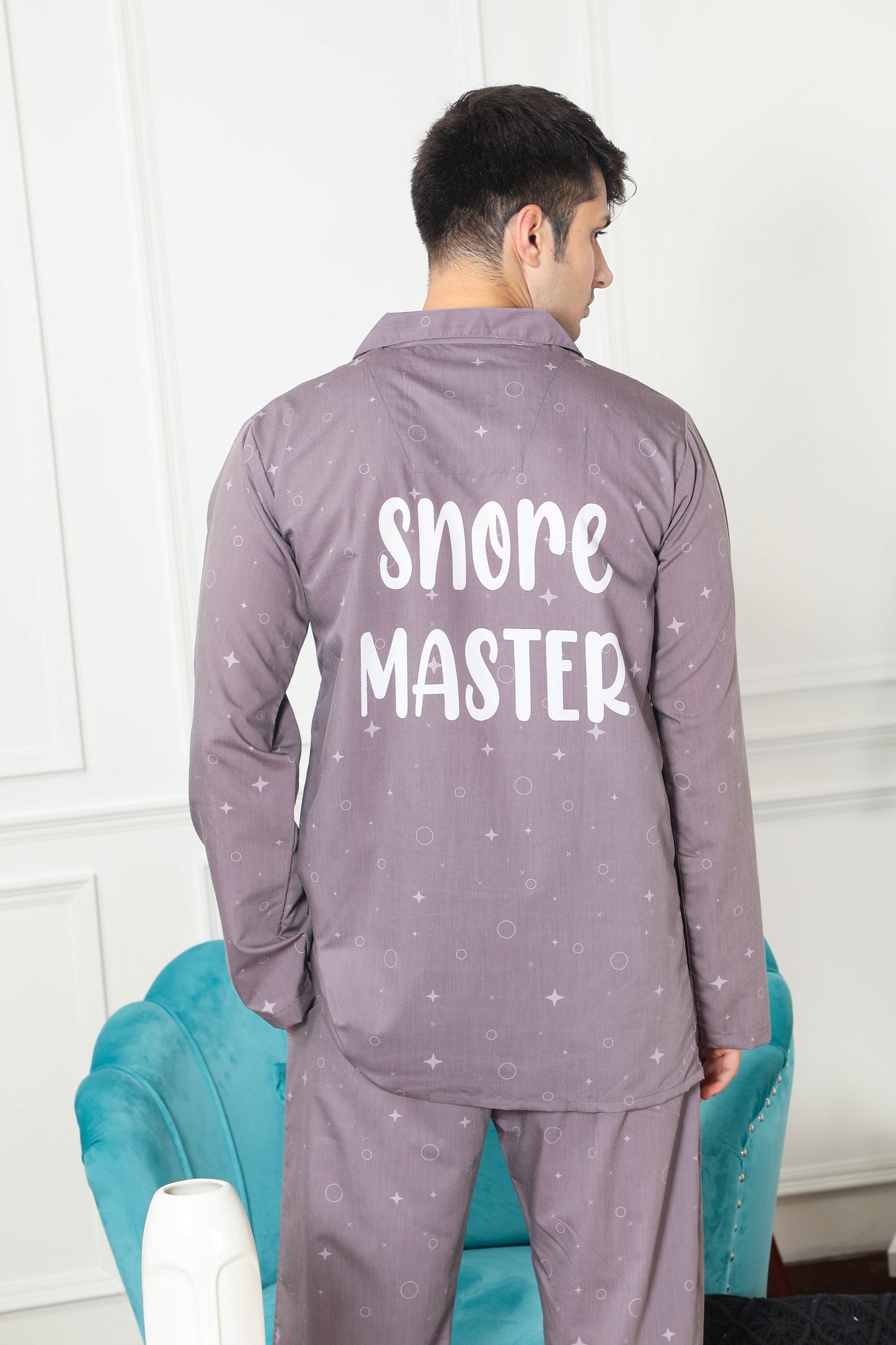 Snore Master - Blanket Stealer Couple PJ Set